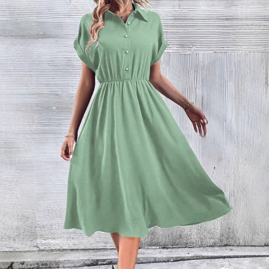 Robe Élégante en Coton – Confort et Style