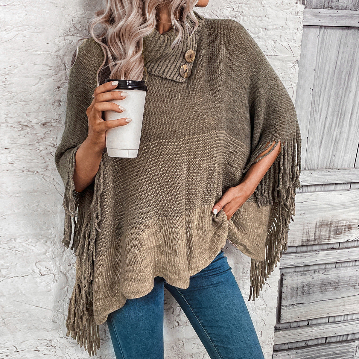 Poncho Bohème Dégradé