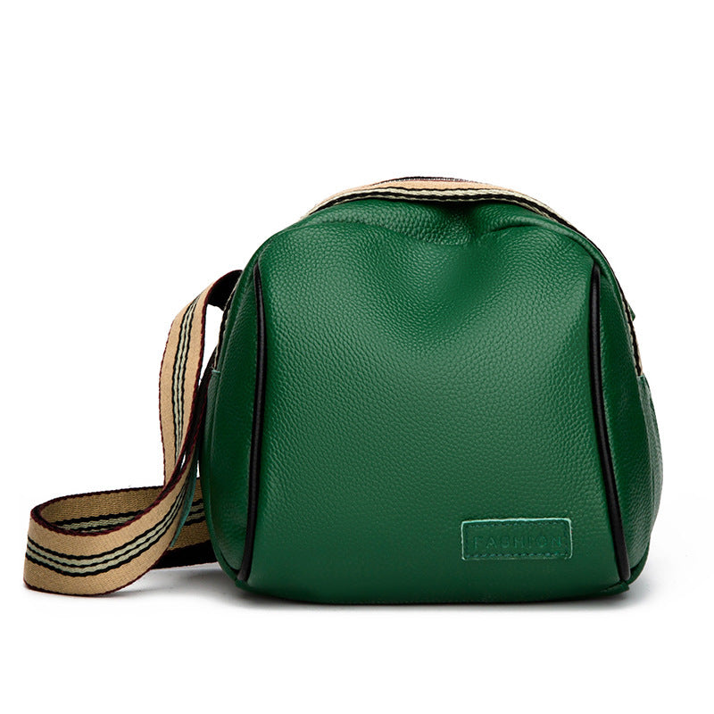 Sac Carré Chic en Cuir